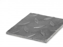 Лист рифлёный 3х1250х2500 с чечевичным рифлением