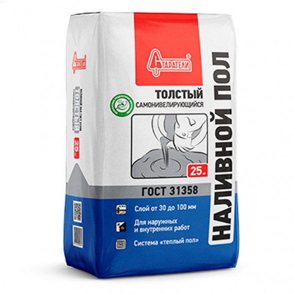 Пол наливной Старатели (Толстый, 30-100 мм.), 25 кг