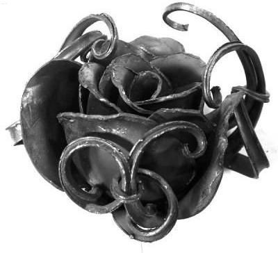 Роза эксклюзивная. ручная работа из металла Арт. 2101