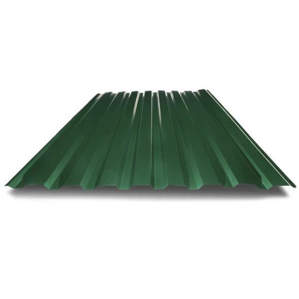 Профнастил С20 зеленый RAL 6005 1м Эконом