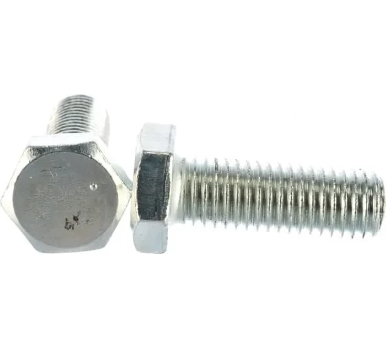 Болт шестигранный М6x120 оцинкованный полная резьба пр. 5,8