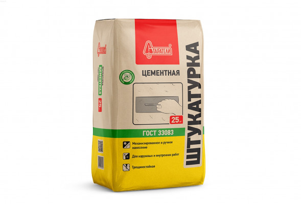 Штукатурка СТАРАТЕЛИ Цементная 25 кг